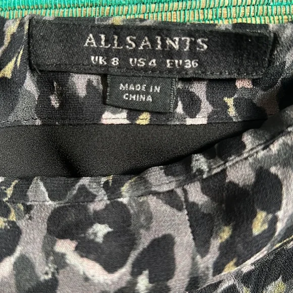 AllSaints Drea Waterloo Skirt. size 4 - Picture 5 of 6